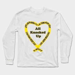 All Knocked Up Heart Long Sleeve T-Shirt